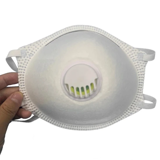 4-слойная маска для лица FFP3 чашеобразной формы с клапаном